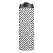 Bouteilles Isothermes Clé grecque classique Carré Motif Swirl (Devant)