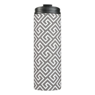 Bouteilles Isothermes Clé grecque classique Carré Motif Swirl