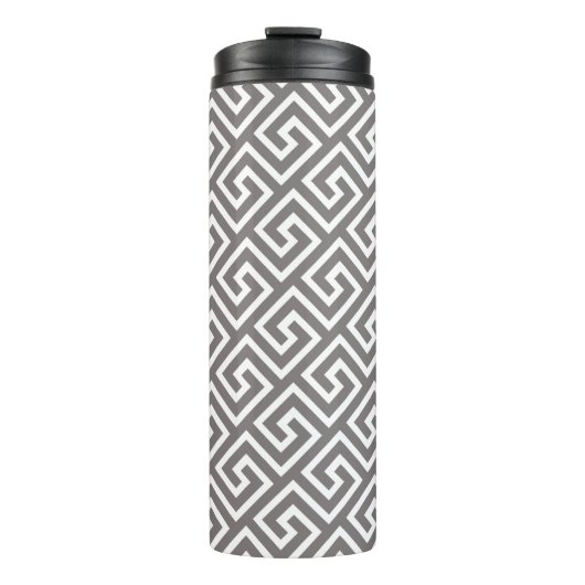 Bouteilles Isothermes Clé grecque classique Carré Motif Swirl (Devant)