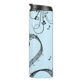 Bouteilles Isothermes Climacic G Clef Music Blue (Tourné sur la droite)