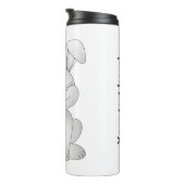 Bouteilles Isothermes Clipart blanc de lapin (Tourné sur la droite)