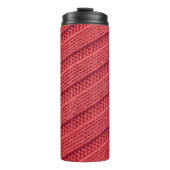 Bouteilles Isothermes Closeup stripy crochet texture. (Devant)