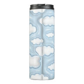Bouteilles Isothermes Cloud Blue Sky Personnalisé Inflated 3D Tumbler (Dos)
