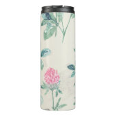 Bouteilles Isothermes Clover, shamrock sur beige. (Dos)