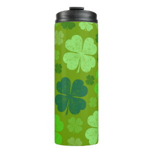 Bouteilles Isothermes Clovers verts, Lucky Clovers, Saint Patrick's Day