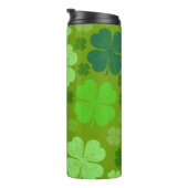 Bouteilles Isothermes Clovers verts, Lucky Clovers, Saint Patrick's Day (Tourné sur la droite)