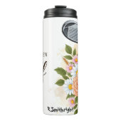 Bouteilles Isothermes Club de golf avec arrangement floral (Devant)