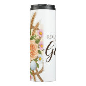 Bouteilles Isothermes Club de golf avec arrangement floral (Dos)