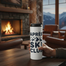 Club de l'après-ski Logo Montagne - Hiver Homme Pe