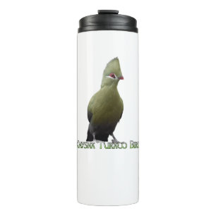 Bouteilles Isothermes Cnysna africaine Turaco Bird Tumbler thermique