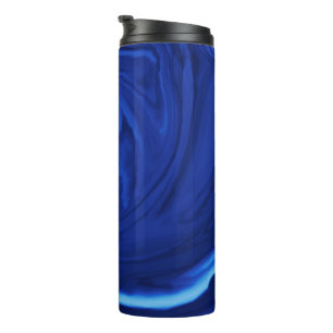 Bouteilles Isothermes Cobalt bleu arrière - plan texturé artisanal