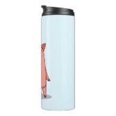 Bouteilles Isothermes Cochon Avec Ballot Arc-En-Ciel (Tourné sur la droite)