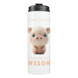 Bouteilles Isothermes Cochon Concentré Awesome mignon adorable Citation