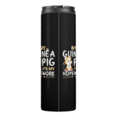 Bouteilles Isothermes Cochon d'Inde Mignon a Mangé Mon Devoir (Dos)