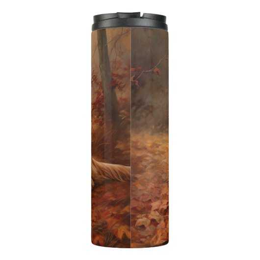 Bouteilles Isothermes Cocker Spaniel à l'automne Feuilles automne Inspir (Dos)