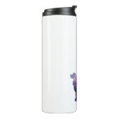 Bouteilles Isothermes Cocker Spaniel Chien Silhouette Motif géométrique (Tourné sur la gauche)