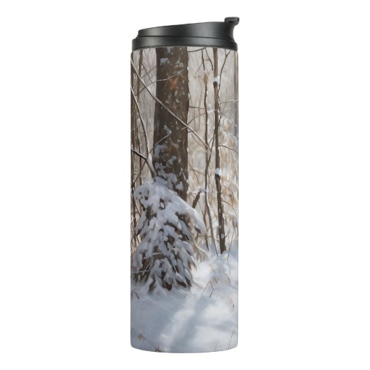 Bouteilles Isothermes Cocker Spaniel Laisser Neige Noël (Tourné sur la gauche)