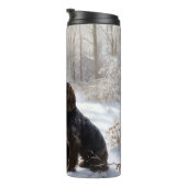 Bouteilles Isothermes Cocker Spaniel Laisser Neige Noël (Tourné sur la droite)