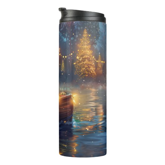 Bouteilles Isothermes Cocker Spaniel Noël Festive Voyage (Tourné sur la droite)