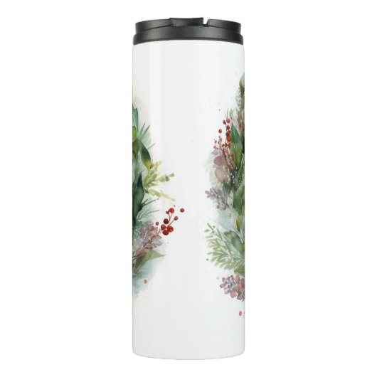 Bouteilles Isothermes Cocker Spaniel Noël Wreath Festive Pup (Dos)