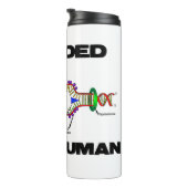 Bouteilles Isothermes Codé Pour Être Humain Geek De Réplication De L'ADN (Tourné sur la droite)