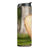 Bouteilles Isothermes coeur en bois (Tourné sur la gauche)