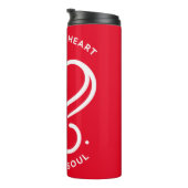 Bouteilles Isothermes Coeur et âme (Tourné sur la droite)