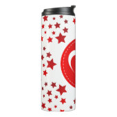 Bouteilles Isothermes Coeur Et Étoiles (Tourné sur la gauche)