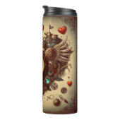 Bouteilles Isothermes Coeur Steampunk/Saint-Valentin (Tourné sur la droite)