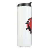 Bouteilles Isothermes Coeur Zipper (Tourné sur la gauche)