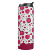 Bouteilles Isothermes Coeurs blancs blancs blancs blancs Whimsical fleur (Tourné sur la gauche)