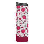 Bouteilles Isothermes Coeurs blancs blancs blancs blancs Whimsical fleur (Tourné sur la droite)