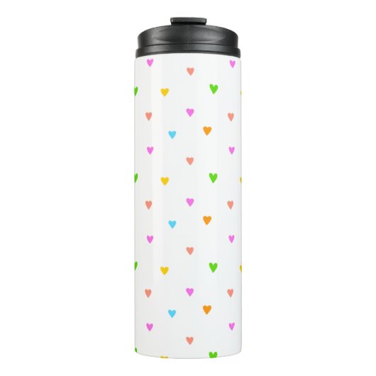 Bouteilles Isothermes Coeurs colorés (Devant)