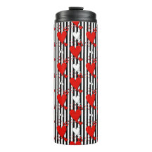 Coeurs de Saint Valentin Noir Rouge Blanc