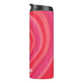 Bouteilles Isothermes Coeurs psychédéliques Calligraphie Nom du script P (Tourné sur la droite)