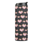 Bouteilles Isothermes Coeurs roses (Tourné sur la gauche)