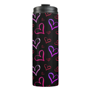 Bouteilles Isothermes Coeurs Rouge Et Violet