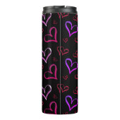 Bouteilles Isothermes Coeurs Rouge Et Violet (Dos)