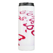 Bouteilles Isothermes Coeurs rouges (Dos)