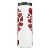 Bouteilles Isothermes Coeurs rouges grand amour Valentines jour (Dos)