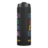 Bouteilles Isothermes Coffee, enseigne, classe, professeur de typographi (Devant)