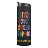 Bouteilles Isothermes Coffee, enseigne, classe, professeur de typographi (Tourné sur la droite)