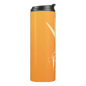 Bouteilles Isothermes Coiffeur Salon de maquillage Chic Orange Ciseaux o (Tourné sur la gauche)