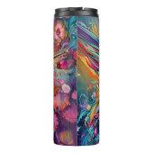 Bouteilles Isothermes Colibri avec arrière - plan floral (Dos)