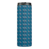 Bouteilles Isothermes Colibri bleu percé (Dos)