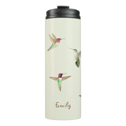 Bouteilles Isothermes Colibri d'Anna vert personnalisé (Devant)