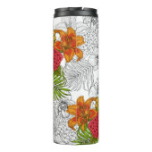 Bouteilles Isothermes Colibris et bouquet tropical (Dos)