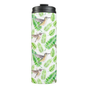 Bouteilles Isothermes Colibris et feuilles tropicaux