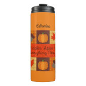 Bouteilles Isothermes Collage citrouille de surfaces de courtepointe (Devant)