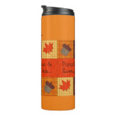 Bouteilles Isothermes Collage citrouille de surfaces de courtepointe (Tourné sur la droite)